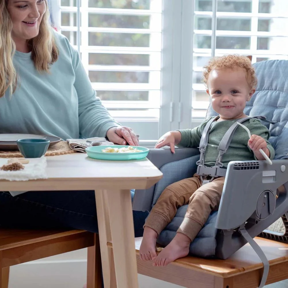 Ingenuity - Proper Positioner 7-in-1 Deluxe High Chair - Chambray - Image 9