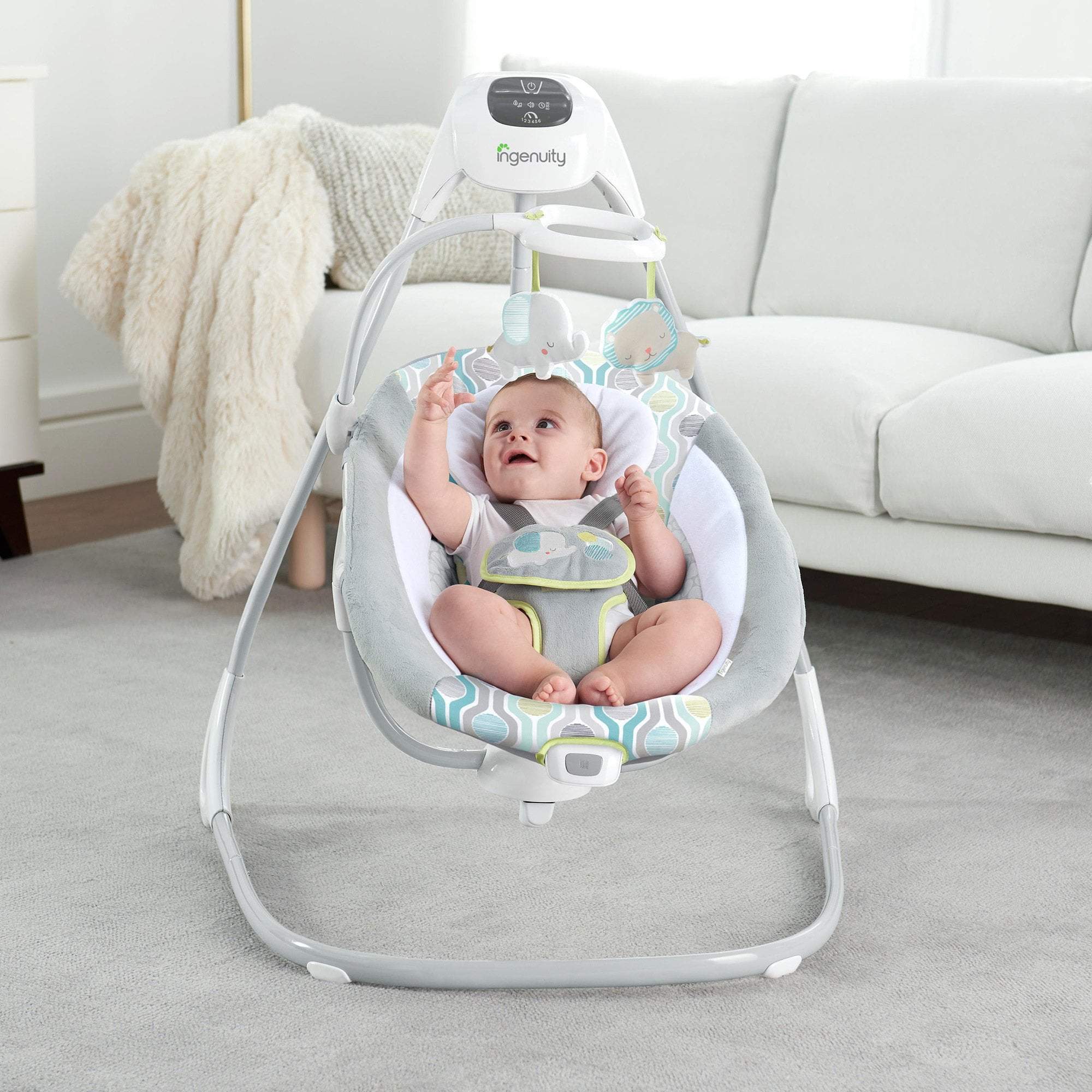 Ingenuity - Simple Comfort Cradling Swing (Everston) - Image 5