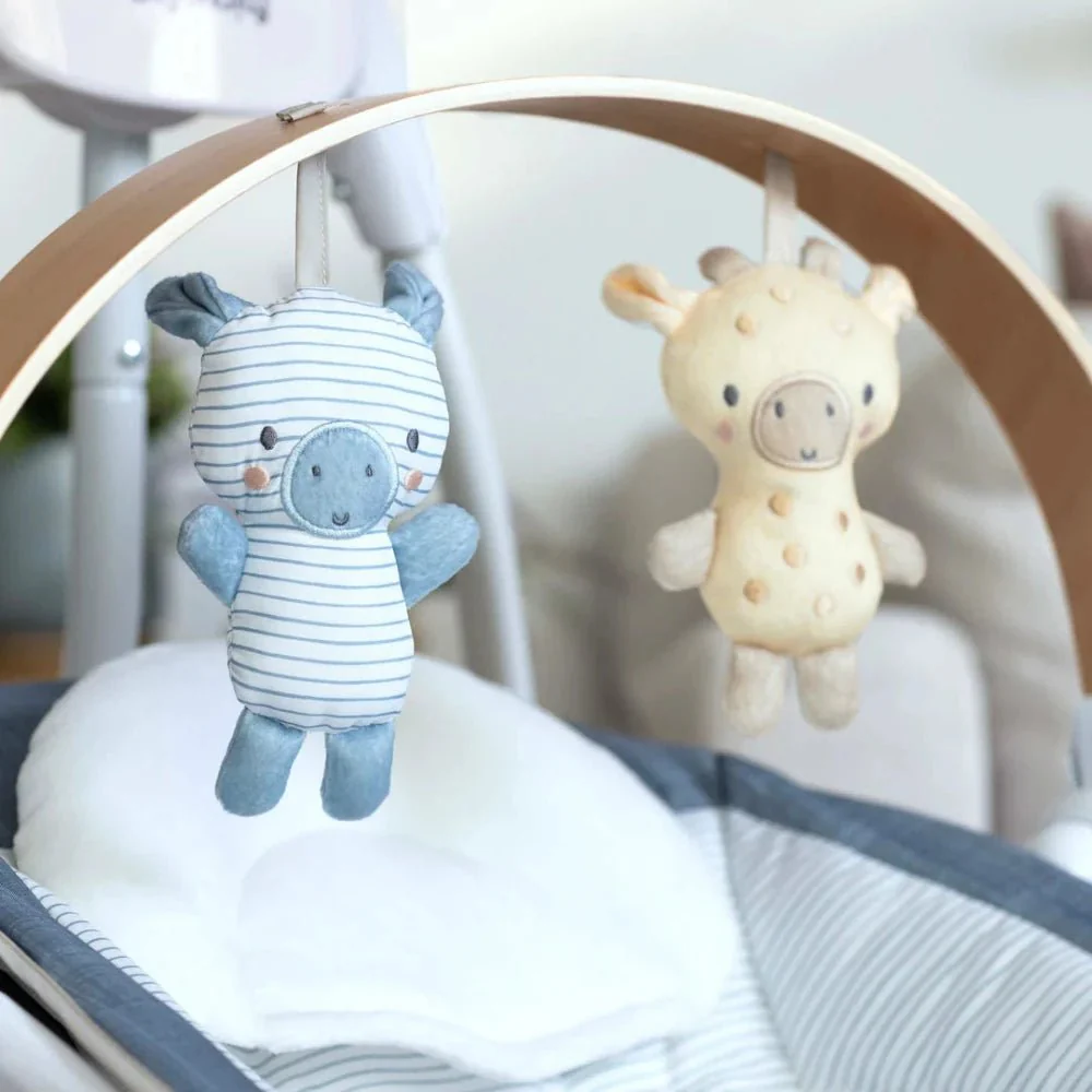 Ingenuity - SimpleComfort Compact Soothing Swing - Chambray - Image 4