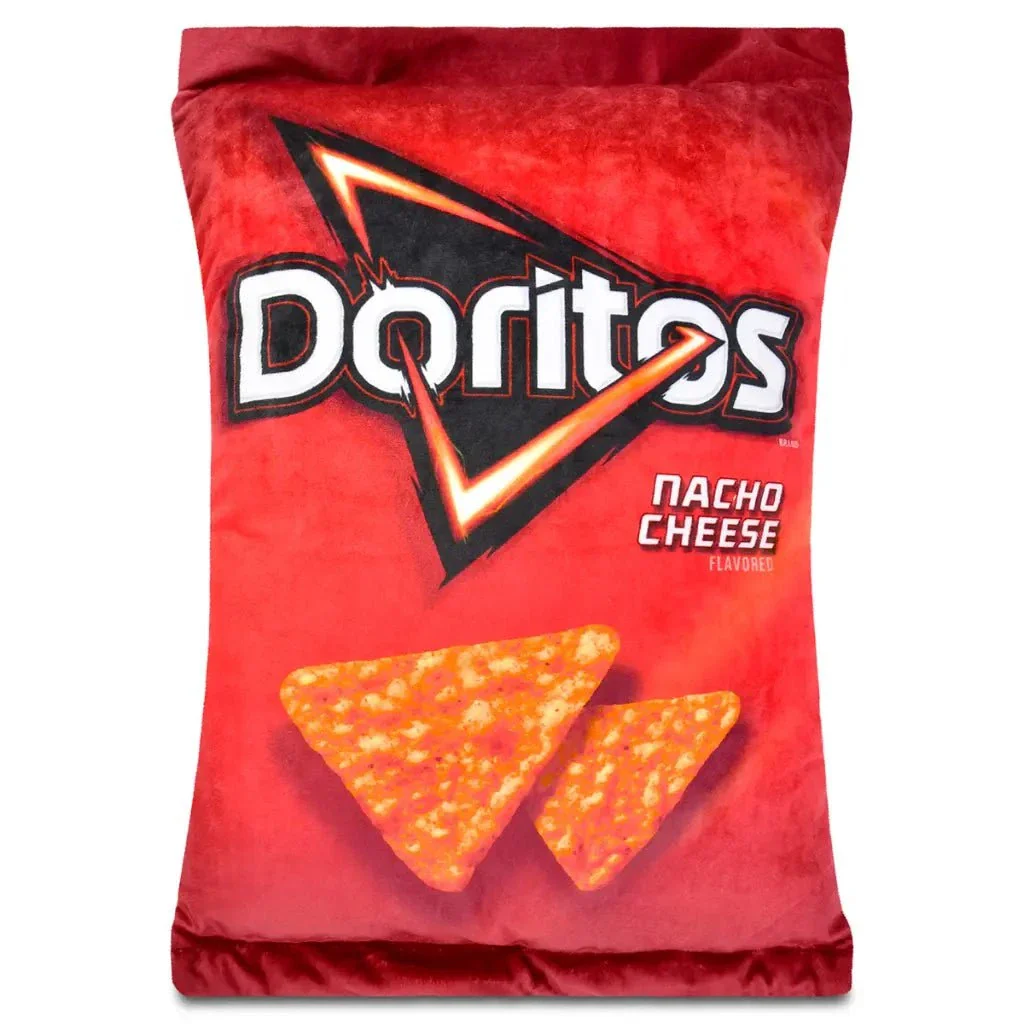 iscream -  Doritos Nacho Chips Packaging Interactive Plush Pillow - Image 4