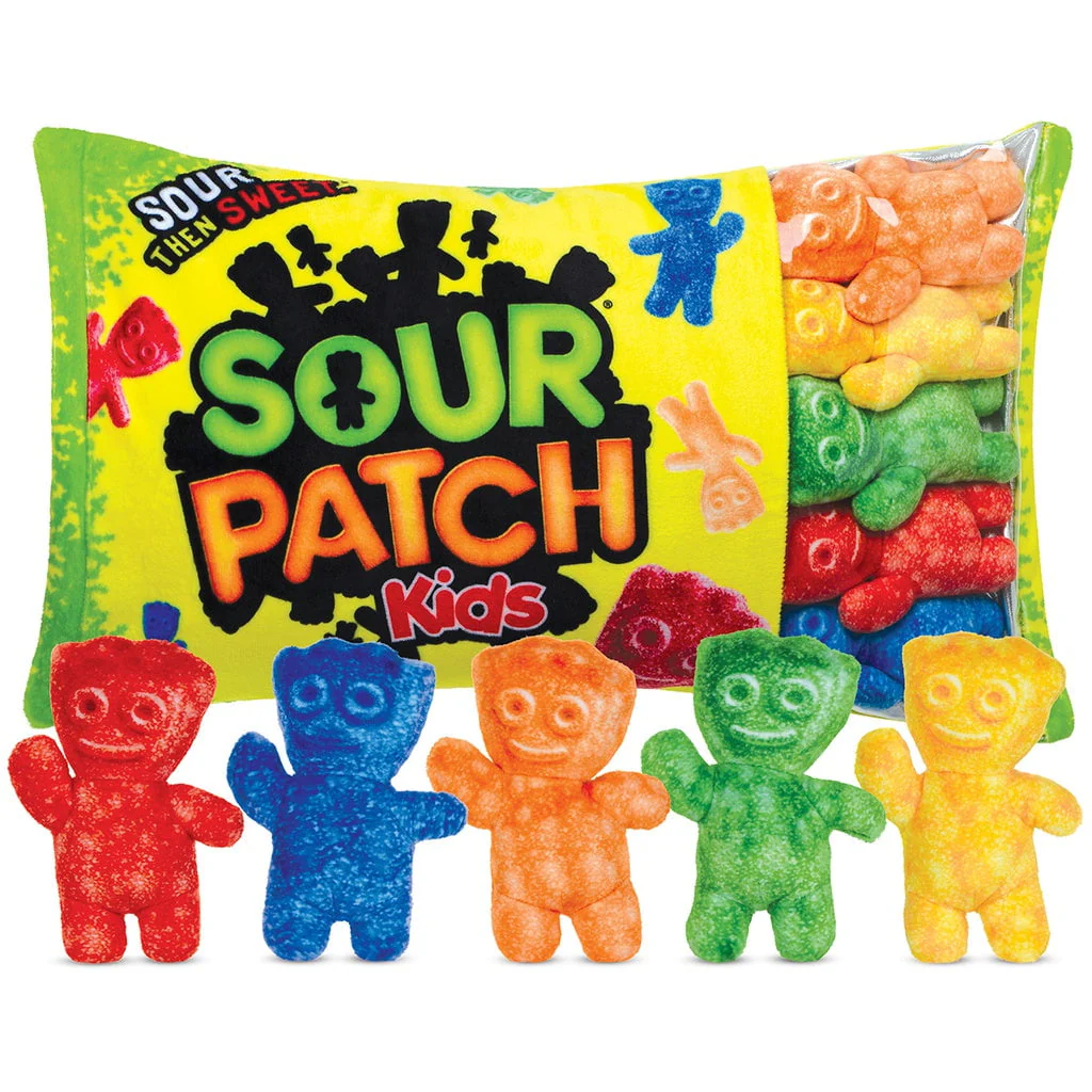 iscream - Sour Patch Kids Packaging Interactive Plush Pillow - Image 3