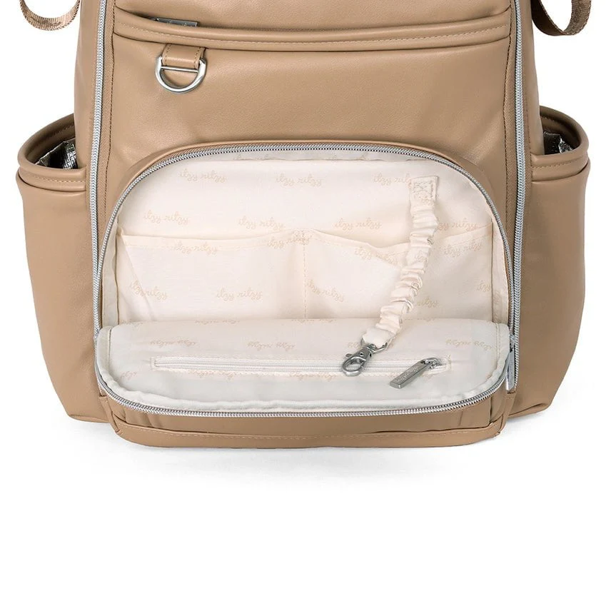 Itzy Ritzy - Chai Latte Boss Plus Backpack Diaper Bag - Image 13