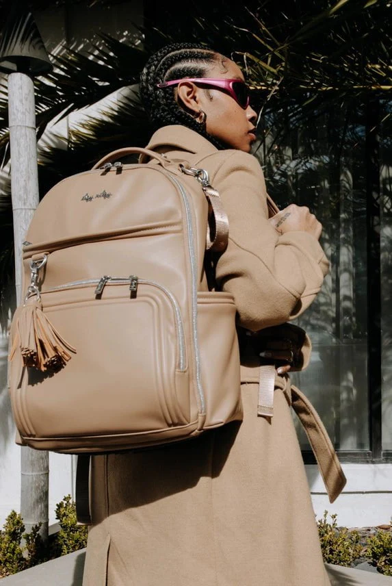 Itzy Ritzy - Chai Latte Boss Plus Backpack Diaper Bag - Image 14
