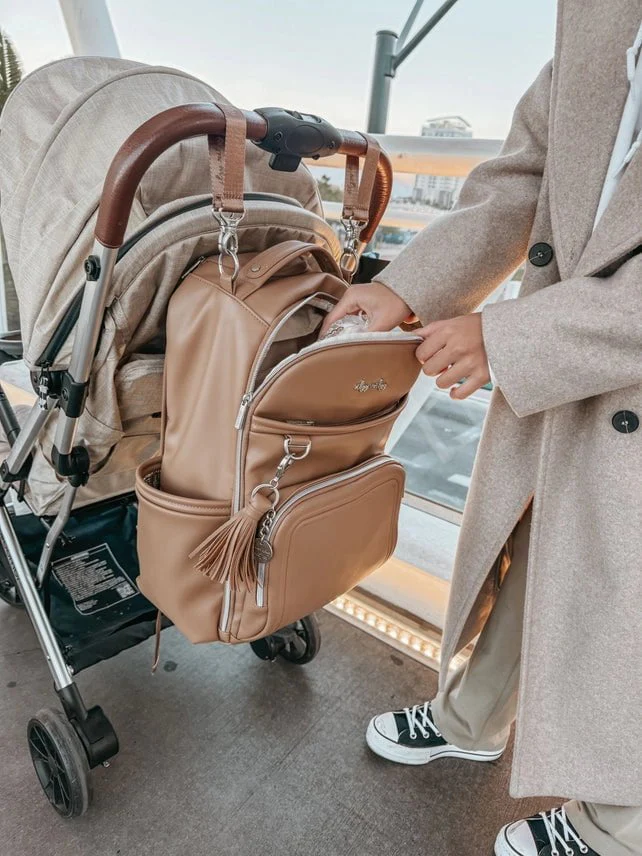 Itzy Ritzy - Chai Latte Boss Plus Backpack Diaper Bag - Image 17