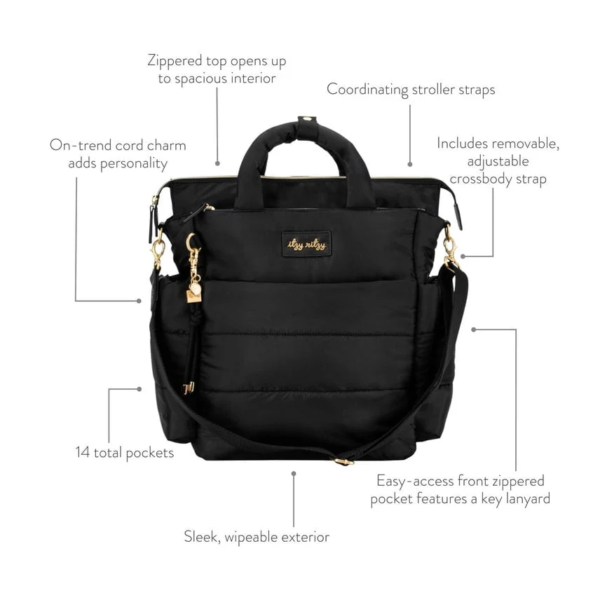 Itzy Ritzy - Dream Convertible Cloud Camo Diaper Bag - Image 9