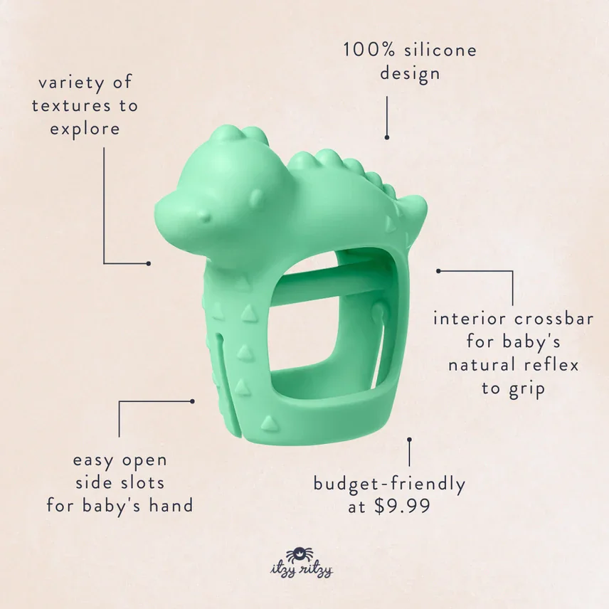 Itzy Ritzy - Bitzy Grip Teething Mitt - Image 3