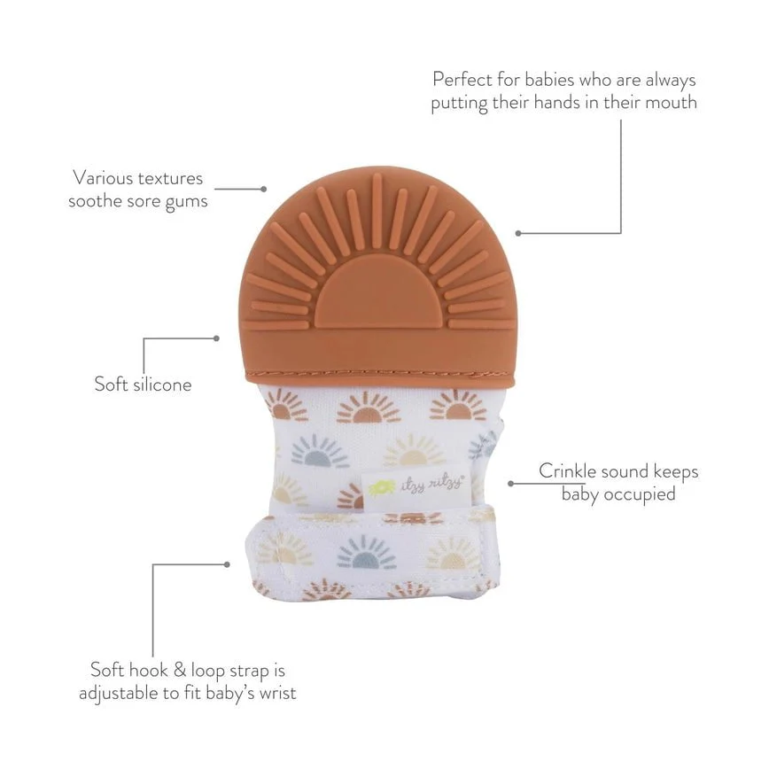 Itzy Ritzy - Itzy Mitt - Silicone Teething Mitt - Image 2