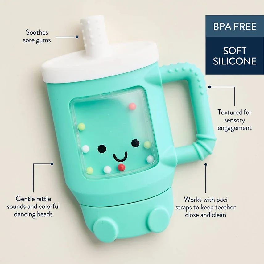 Itzy Ritzy - Sweetie Shake Plus - Teething + Rattle Toy - Image 6