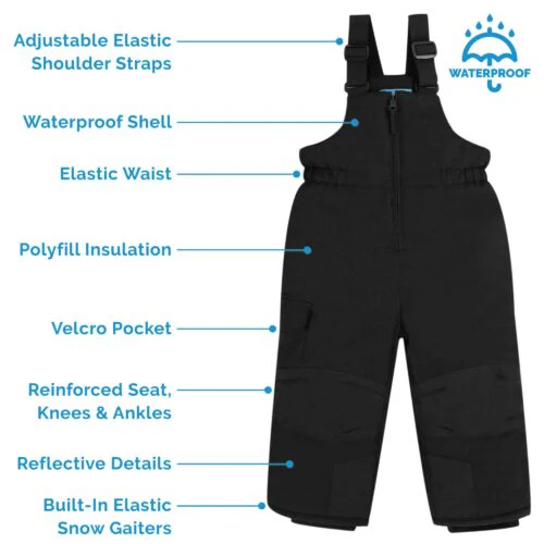 Jan & Jul - Kids Waterproof Snow Overalls - Image 5