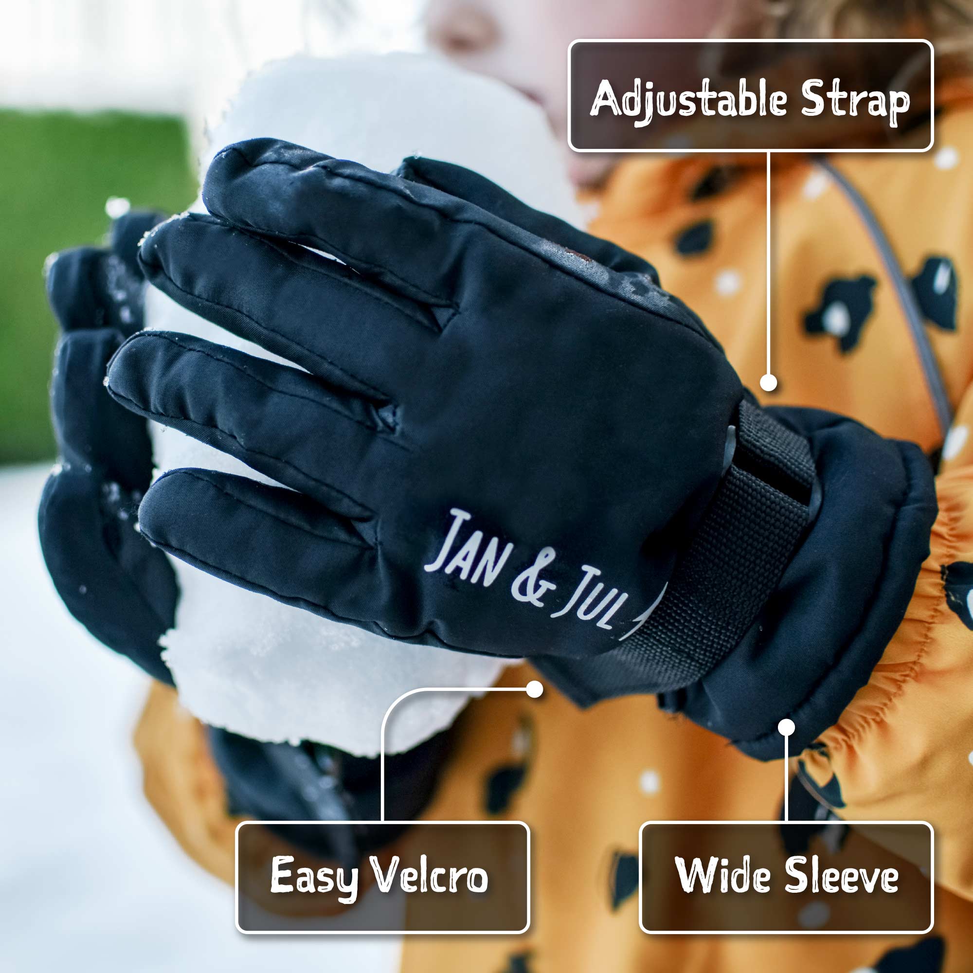 Jan & Jul - Toasty-Dry Waterproof Snow Gloves - Image 2