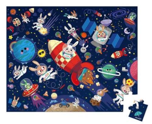 Janod - 54 pc Puzzle - Rocket - Image 3