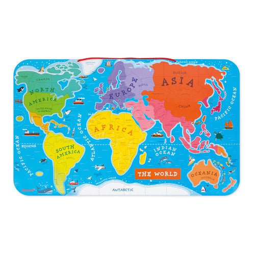 Janod - 92 pc Magnetic World Map Puzzle - Image 3