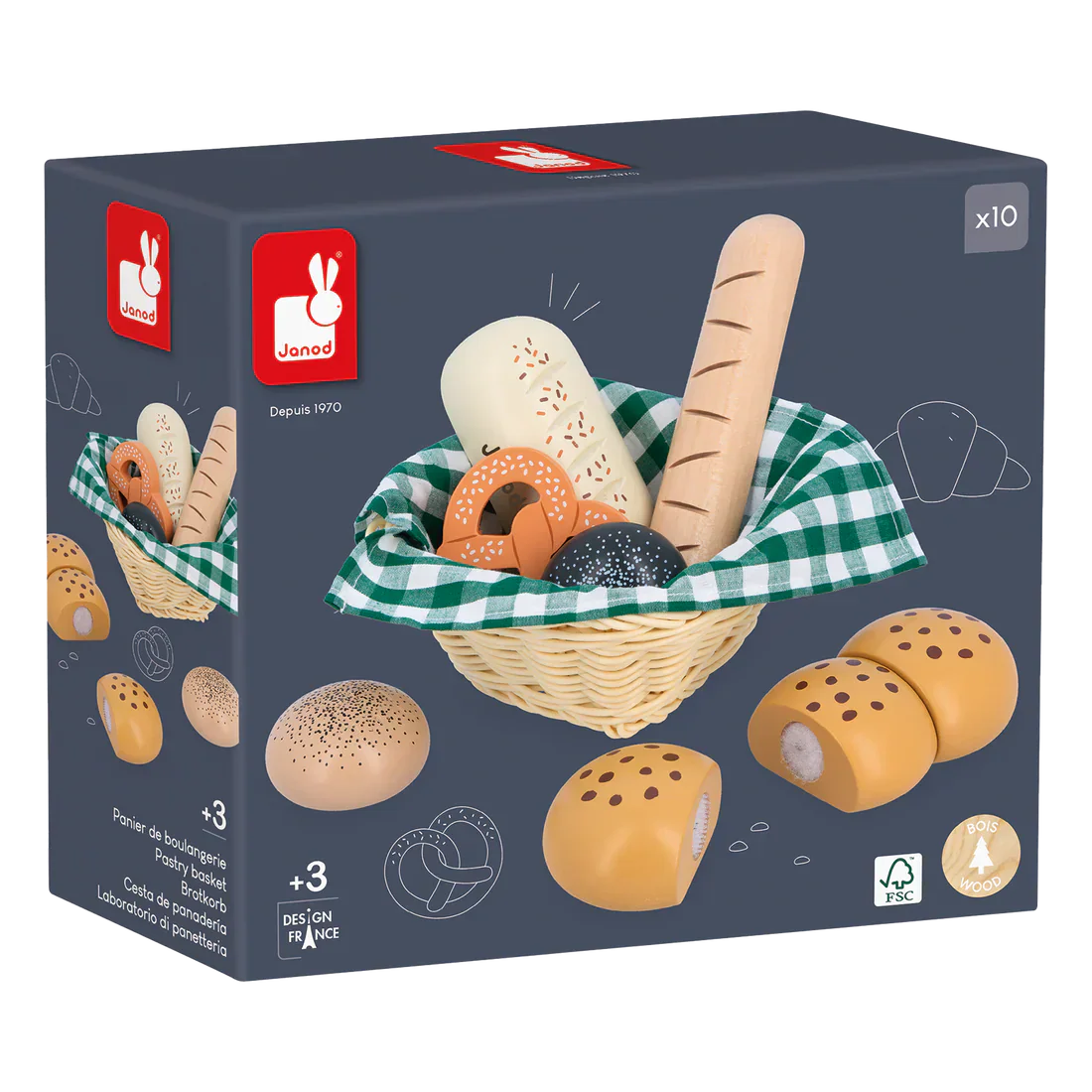 Janod - Bakery Basket