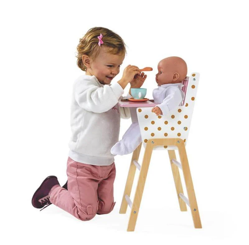 Janod - Candy Chic Doll High Chair - Image 4