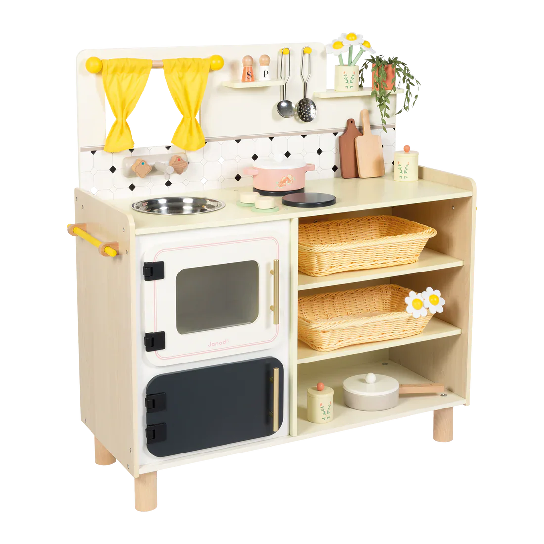 Janod - Grand Kitchen Wooden Toy Set