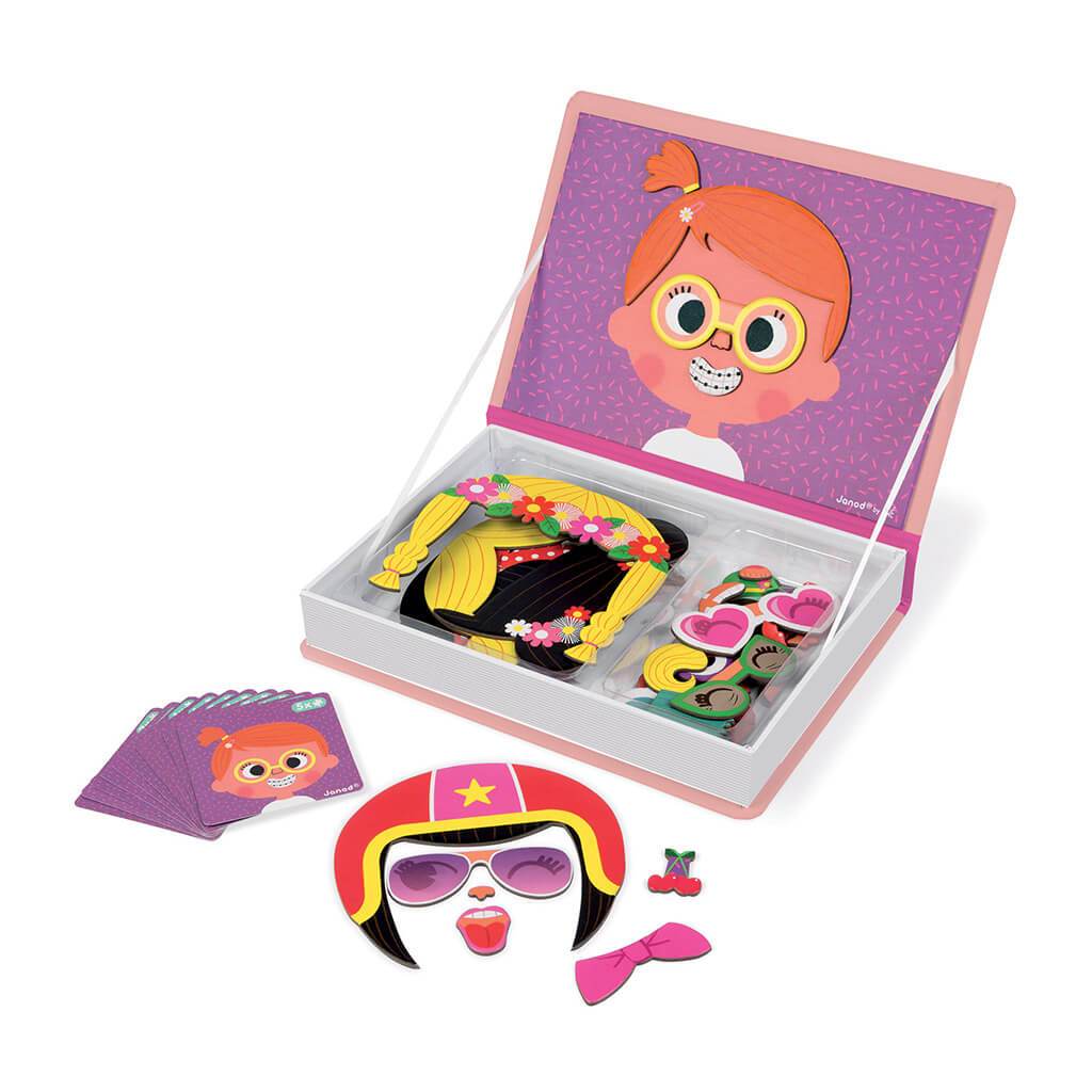 Janod - Magnetibook - Crazy Face Girl - Image 2