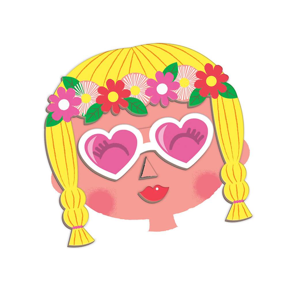 Janod - Magnetibook - Crazy Face Girl - Image 4