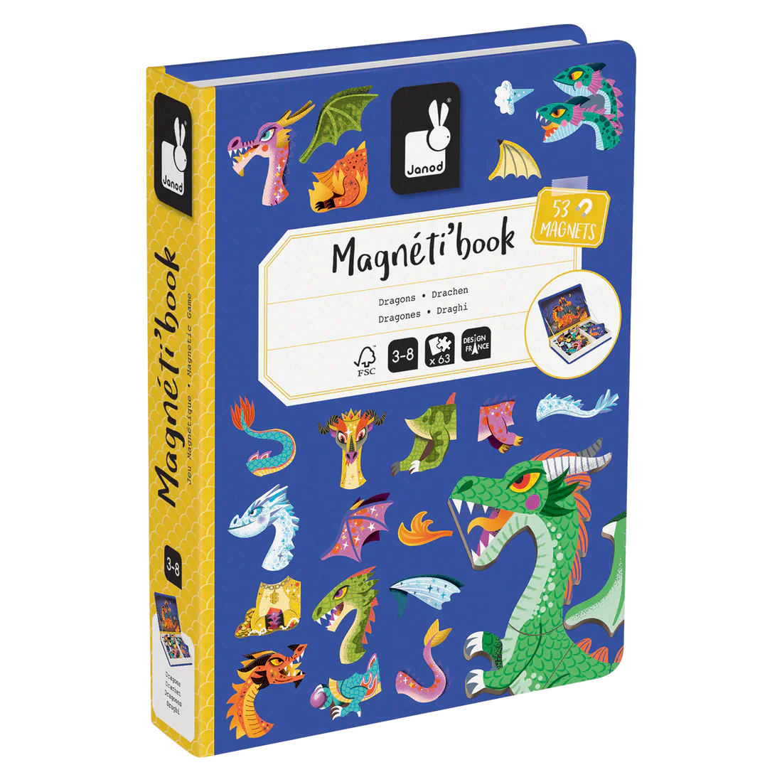 Janod - Magnetibook - Dragons