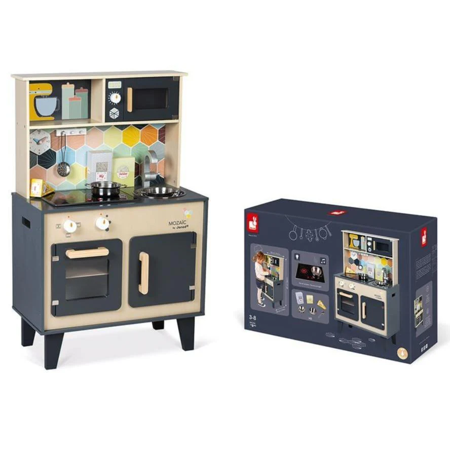 Janod - Mozaik Cooker Play Kitchen - Image 2