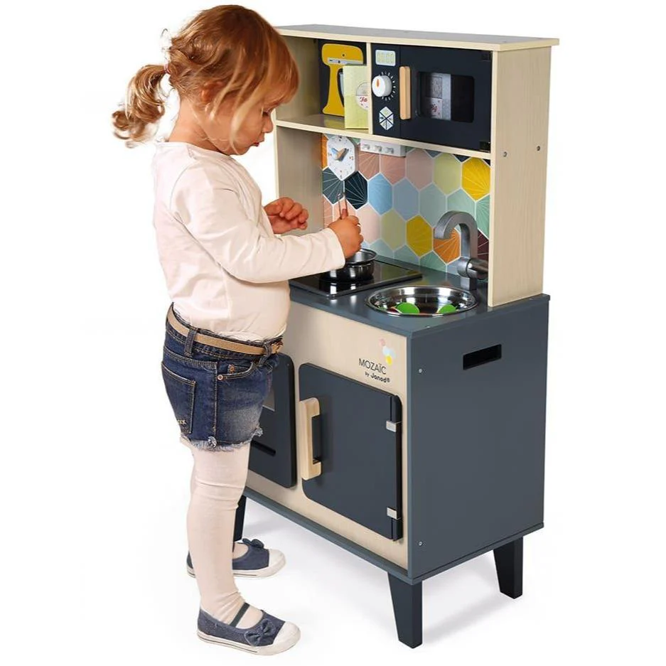 Janod - Mozaik Cooker Play Kitchen - Image 3