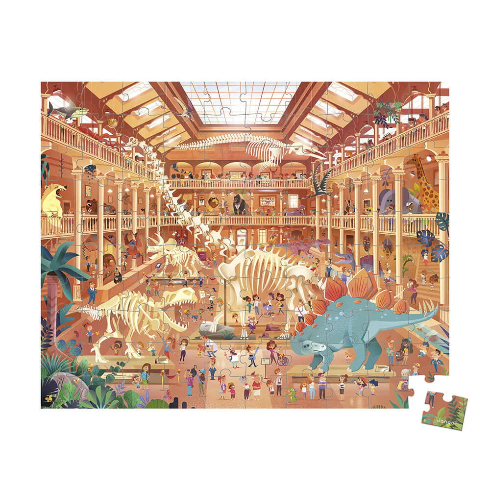 Janod - Natural History Museum Puzzle (100Pc) - Image 2