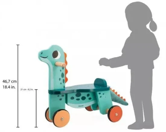 Janod - Ride on Dino Portosaurus - Image 4
