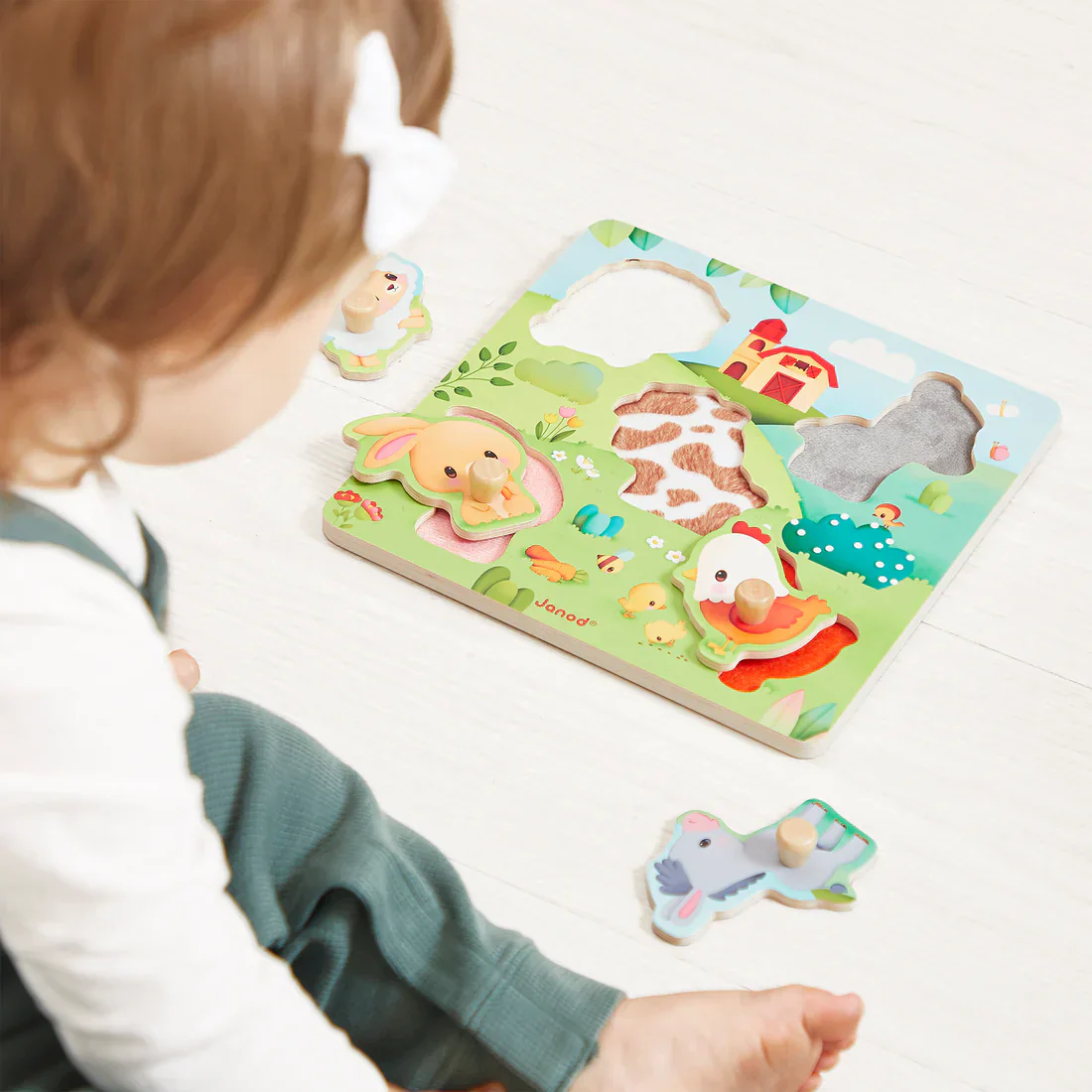 Janod - Tacticle Farm Puzzle - Image 5