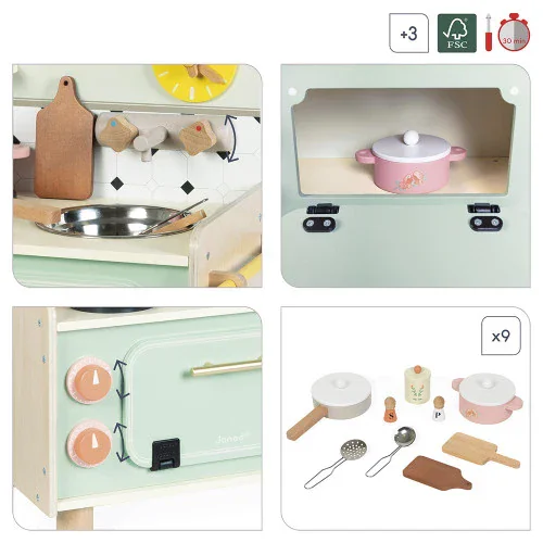 Janod - Wooden Kitchenette - Image 3