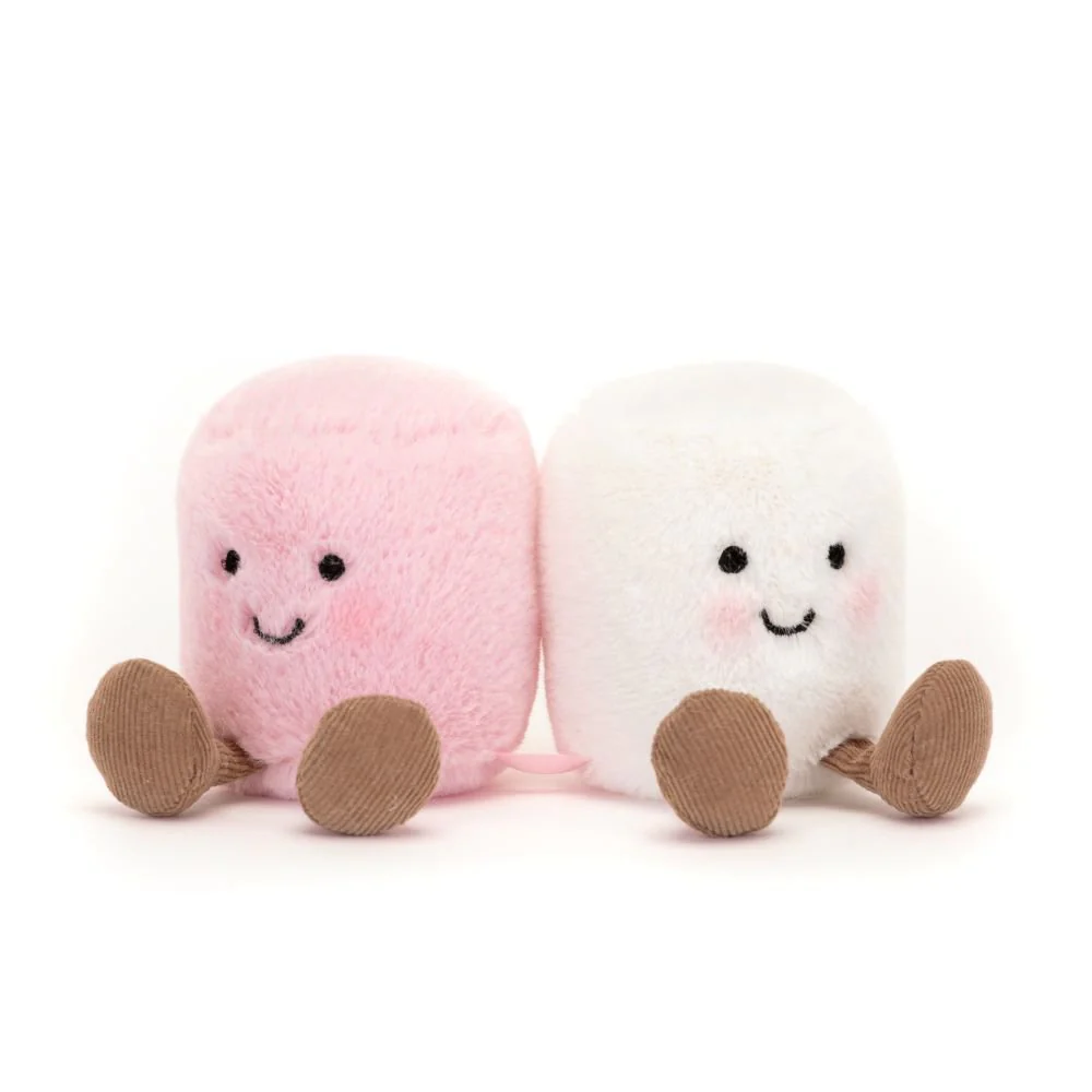 Jellycat - Amuseable Pink and White Marshmallows - Image 2