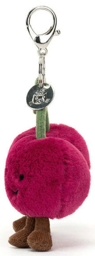 Jellycat - Amuseables Cherry Bag Charm - Image 2