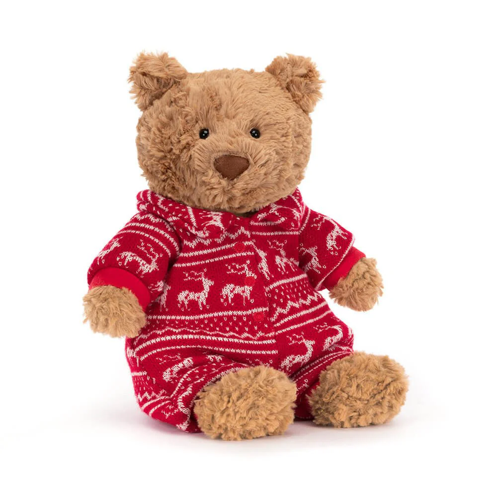 Jellycat - Bartholomew Bear Winter Pajamas