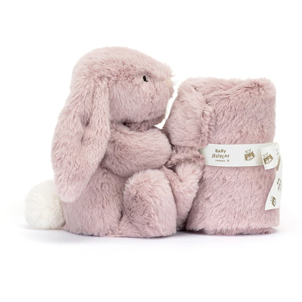 Baby Jellycat - Bashful Luxe Bunny Soother - Rosa - Image 2