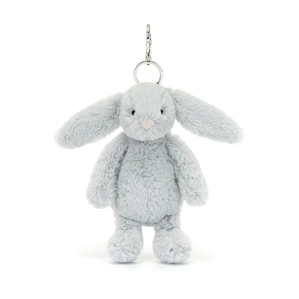 Jellycat - Bashful Silver Bunny Bag Charm - Image 2