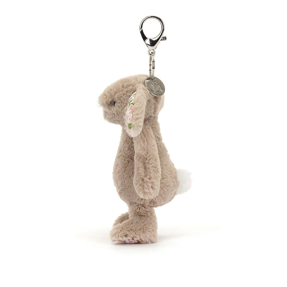 Jellycat - Blossom Beige Bunny 'Petal' Bag Charm - Image 2