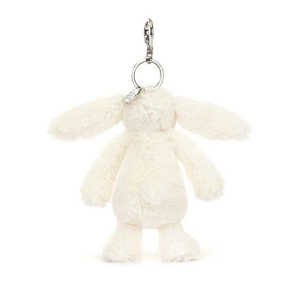 Jellycat - Blossom Cream Bunny 'Berry' Bag Charm - Image 3