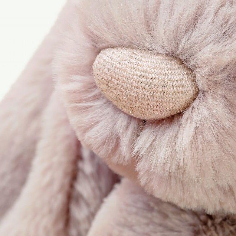 Jellycat - Luxe Bashful Rosa Bunny - Image 3