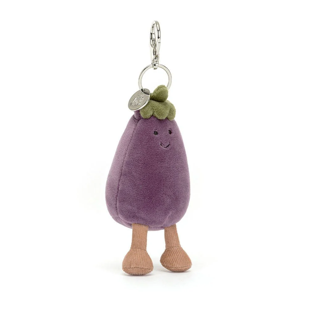 Jellycat - Vivacious Vegetable Eggplant Bag Charm