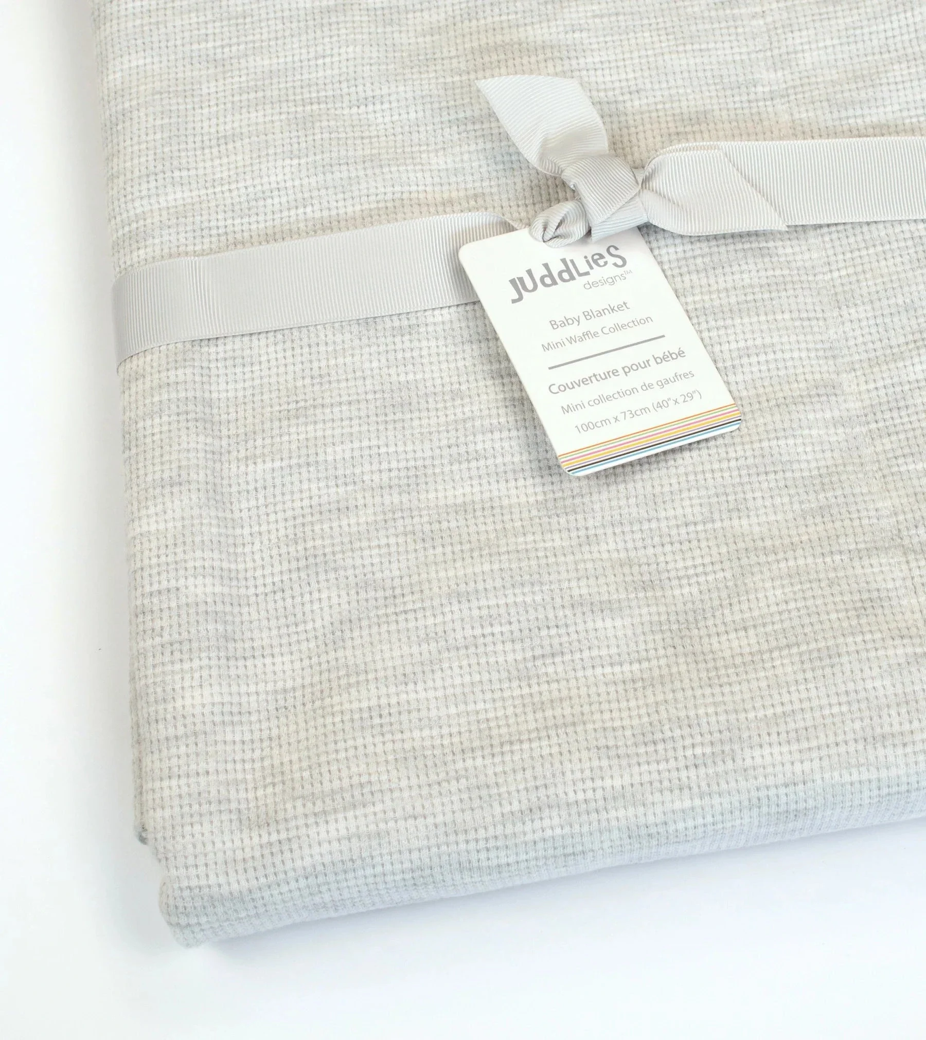 Juddlies - Mini Waffle Collection - Baby Blanket - Image 2