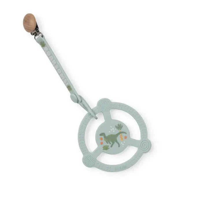 JuJuBe - Silicone Teether Ring W/ Detachable Clip - Image 2