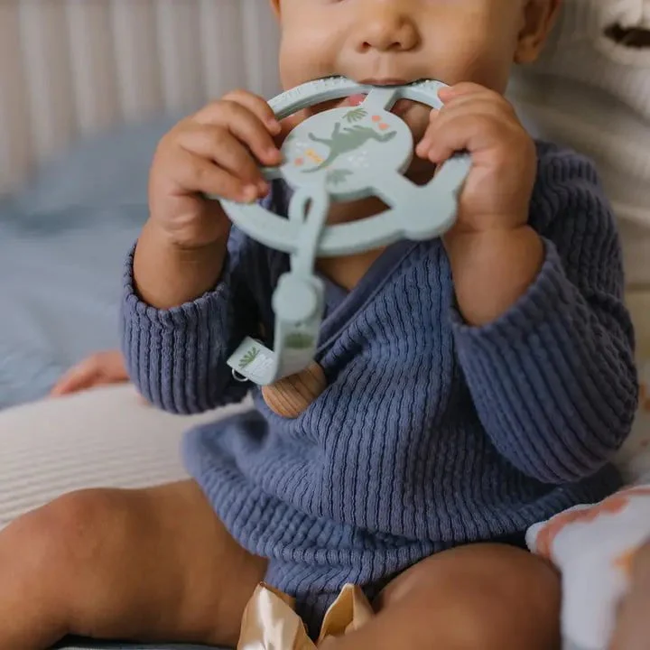 JuJuBe - Silicone Teether Ring W/ Detachable Clip - Image 3