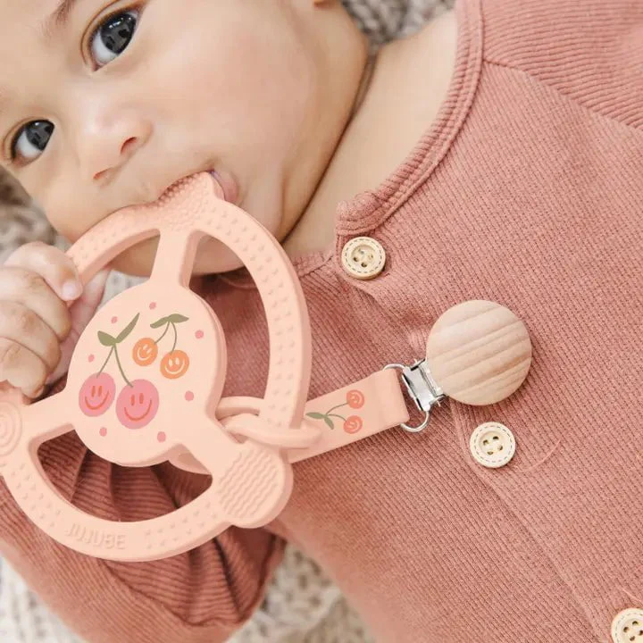 JuJuBe - Silicone Teether Ring W/ Detachable Clip - Image 9