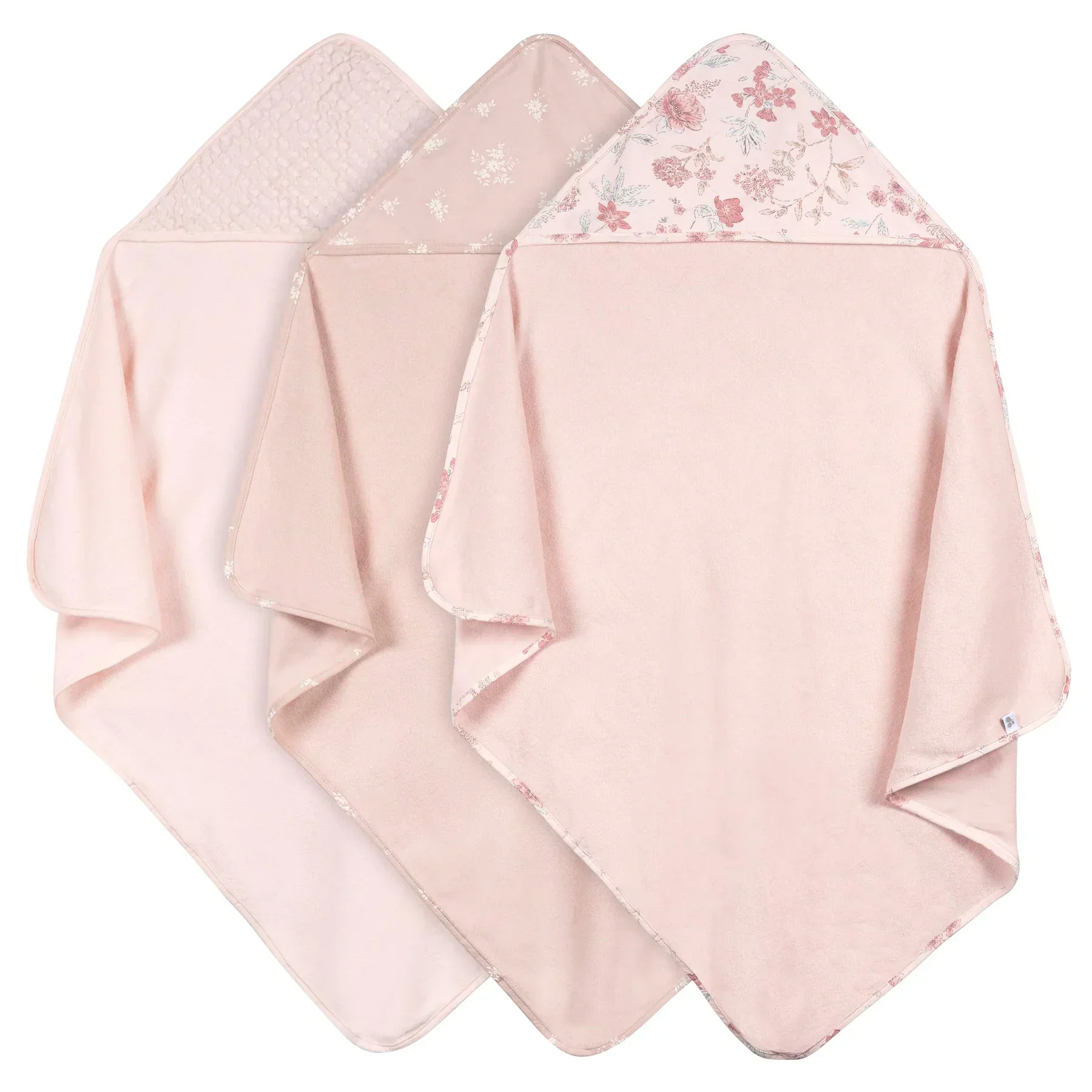 Just Born - 3-Pack Hooded Towels Set - Image 5