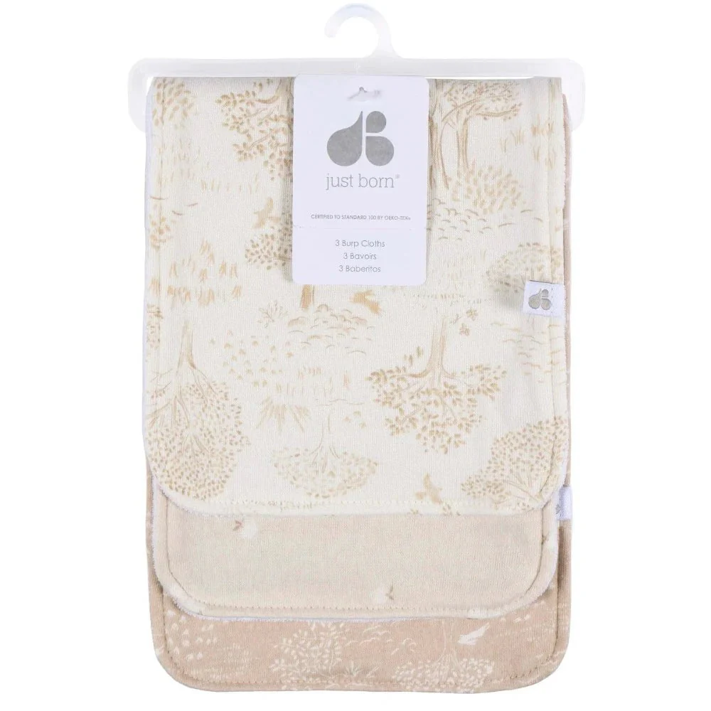 Just Born - Baby Burpcloths - 3-Pack - Image 3
