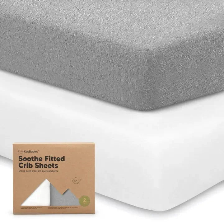 Kea Babies - 2-pack Organic Cotton Fitted Crib Sheet - Image 3