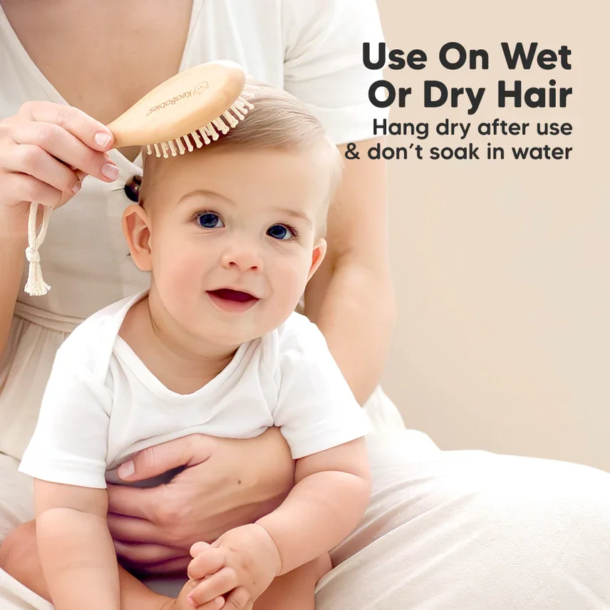 Kea Babies - Baby Hair Brush and Comb Set - Image 6