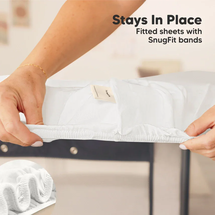 Kea Babies - Soothe Fitted Mini Crib Sheets - 2 Pack - Image 4