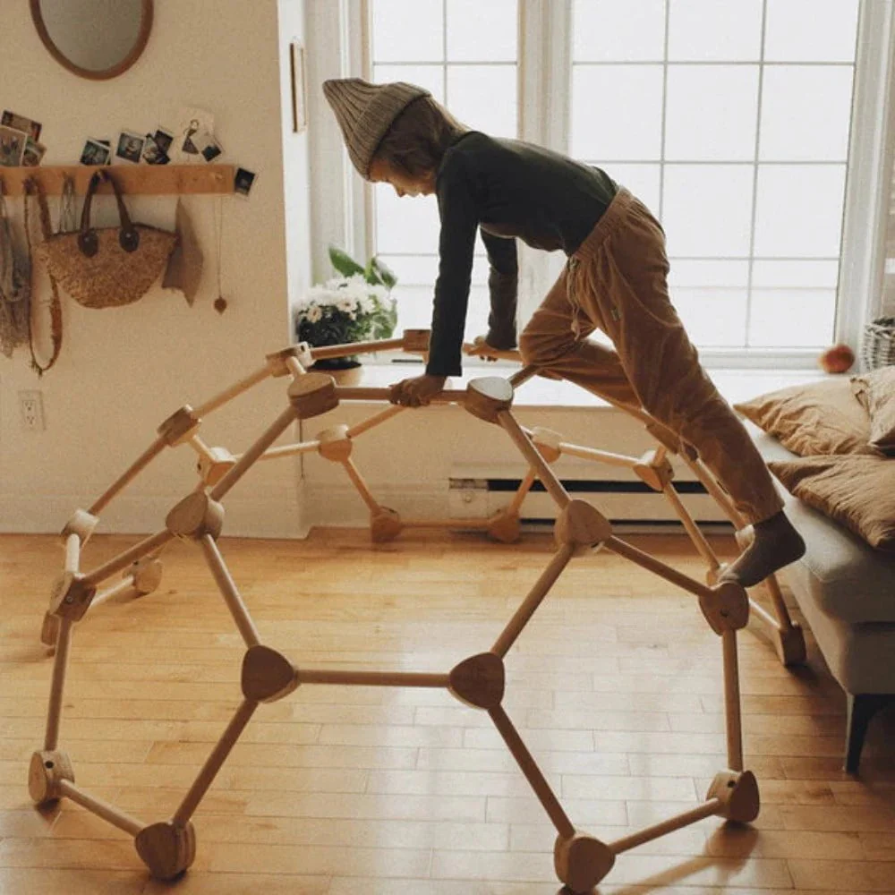 Kinderfeets - Pikler Bamboo Climbing Dome - Image 3