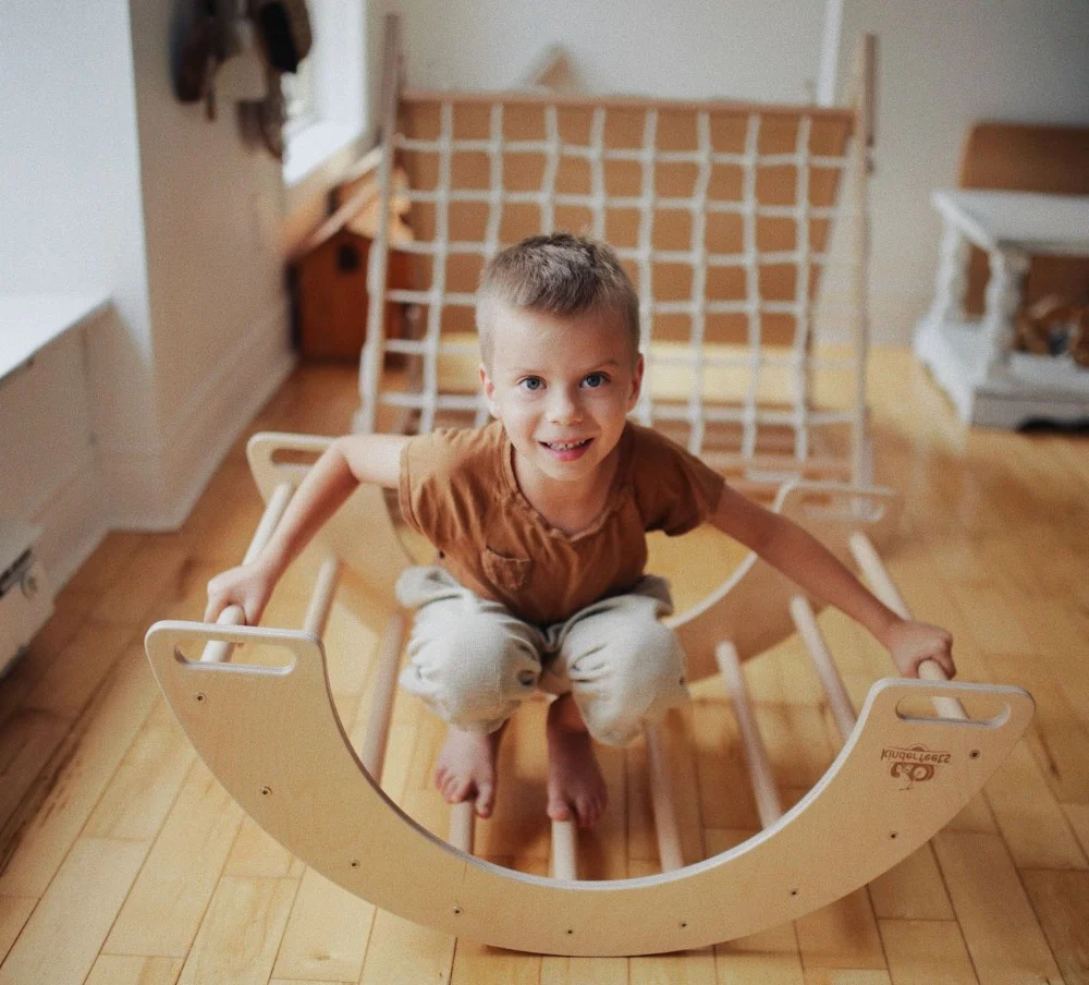Kinderfeets - Pikler Rocking & Climbing Arch - Image 4