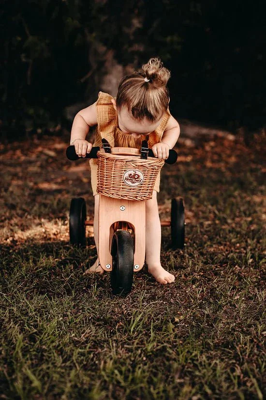 Kinderfeets - Wicker Bike Basket - Image 4