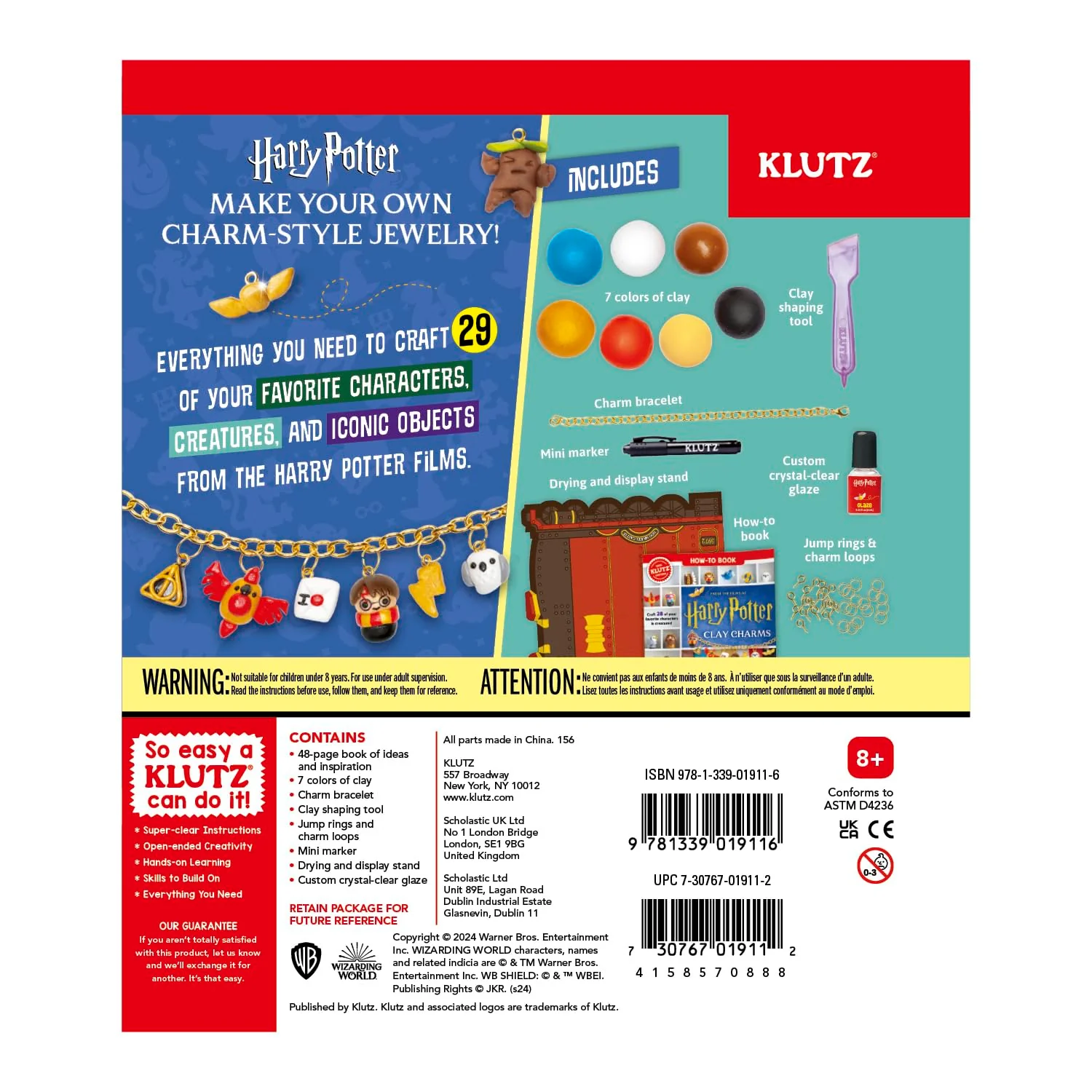 Klutz - Harry Potter Clay Charms Book & Activity Kit - Image 2